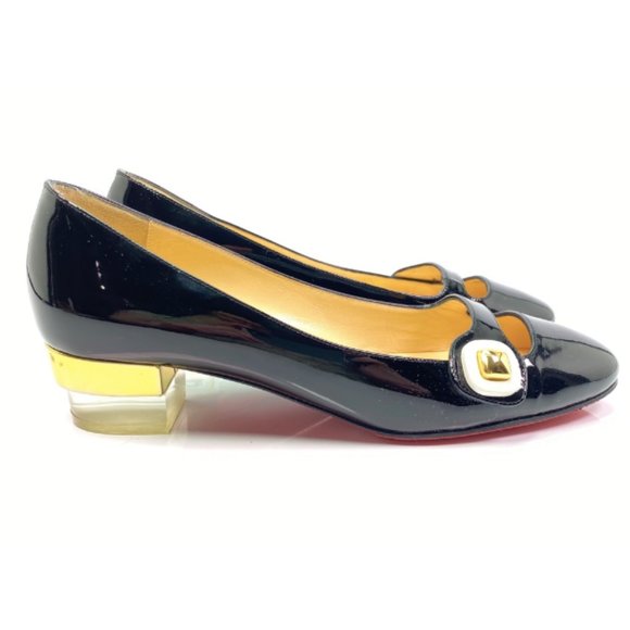 louboutin black gold